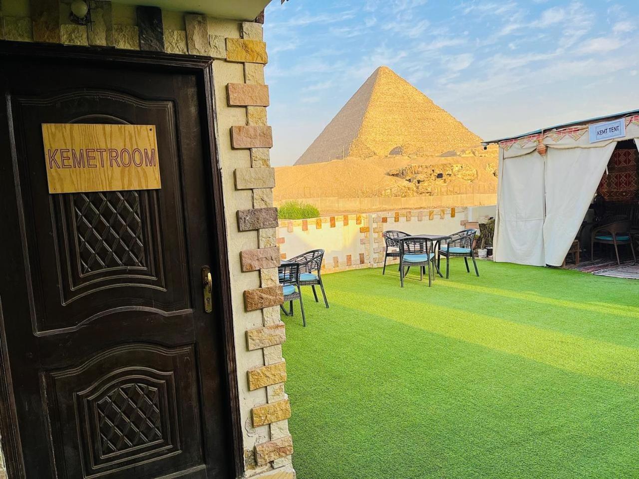 Kemet Pyramids Room View Cairo Exterior photo