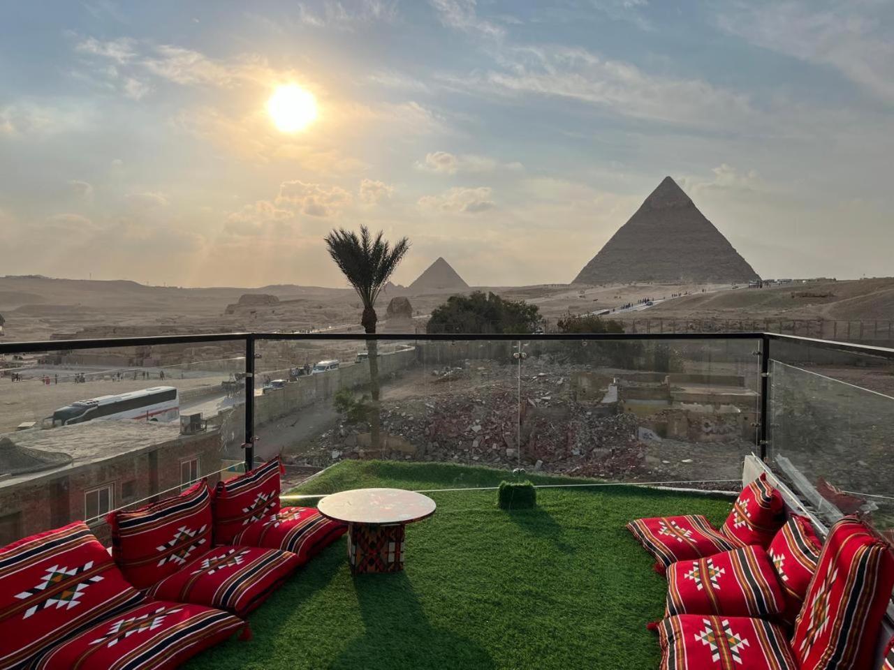 Kemet Pyramids Room View Cairo Exterior photo