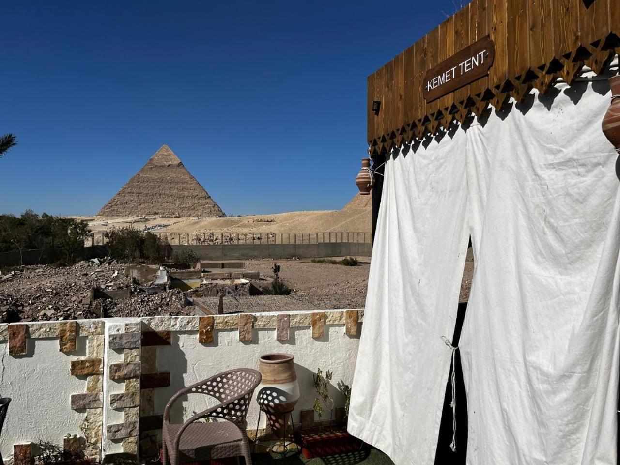 Kemet Pyramids Room View Cairo Exterior photo